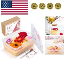 Silica Gel Flower Drying Crystals 5LBS, Reusable Color Indicating Flower Dryi...