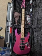 Ibanez Genesis RG550 Chitarra Elettrica Viola Neon con Custodia Pickup Dimarzio