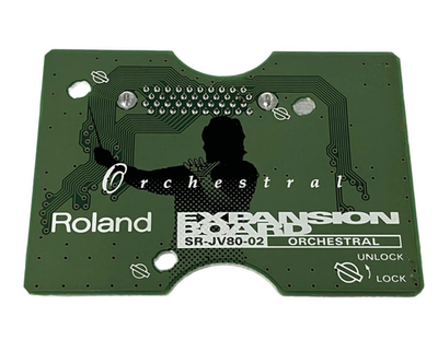 Roland SR-JV80-02 エクスパンションボード Orchestral Roland SR-JV80-02 ORCHESTRAL Expansion Board Made in Japan Working
