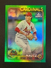 Brycen Mautz 2024 Topps Pro Debut Green Foil /99 Cardinals 