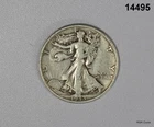 1933 S SCARCE WALKING LIBERTY HALF DOLLAR VF #14495