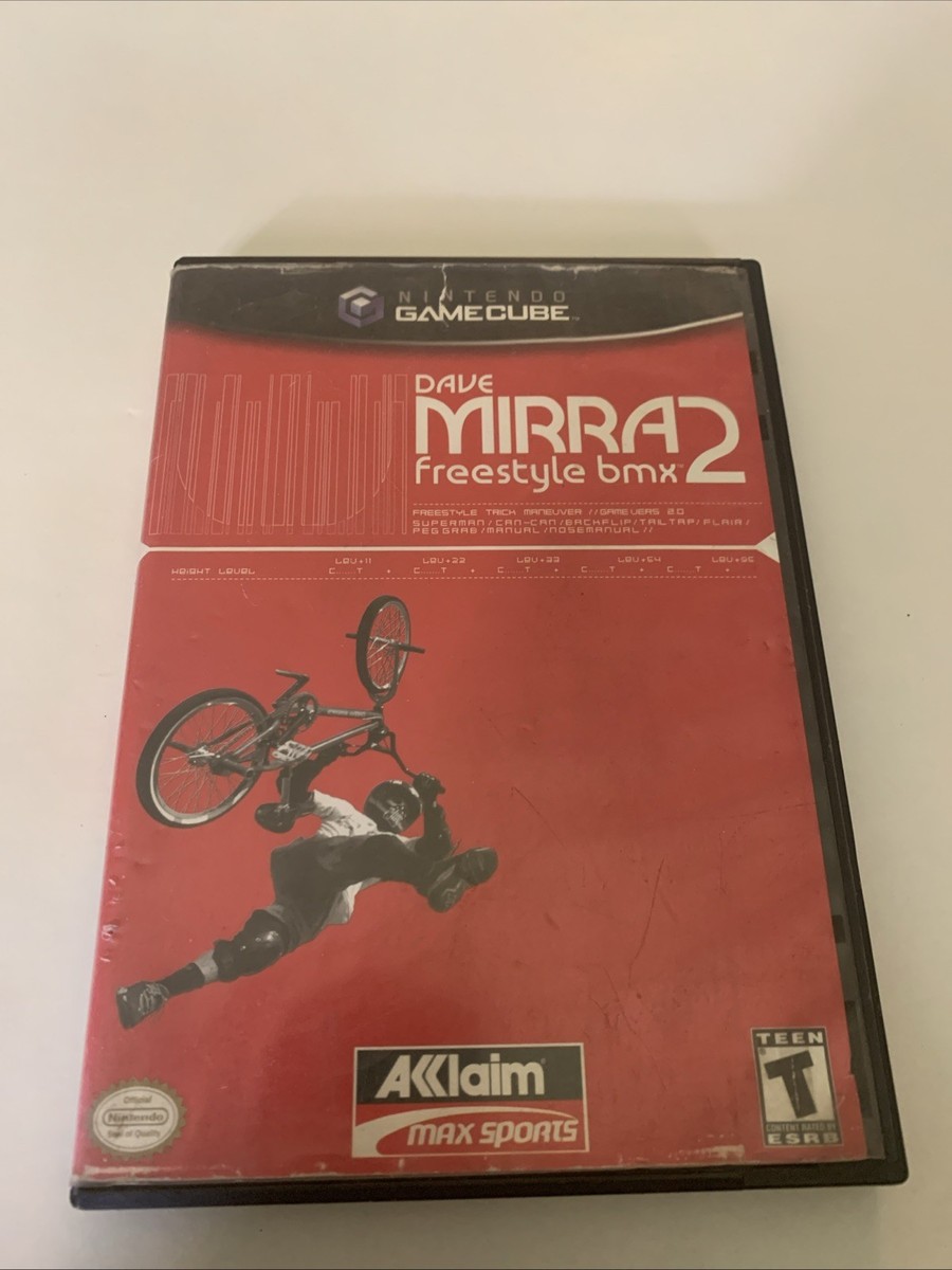 Dave Mirra Freestyle BMX 2 (Nintendo GameCube, 2001) Tested Slim
