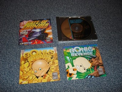 Gate of Thunder Bonk s Adventure + Revenge USA PC-Engine TurboGrafx Super CD-ROM