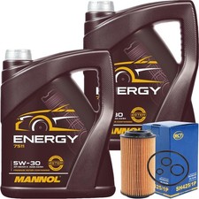 SCT GERMANY ÖLFILTER + 10 LITER 5W-30 MOTORÖL MANNOL ENERGY 5W30 ÖL für MB 229.3 SCT GERMANY ÖLFILTER + 10 LITER 5W-30 MOTORÖL MANNOL ENERGY 5W30 ÖL für MB 229.3