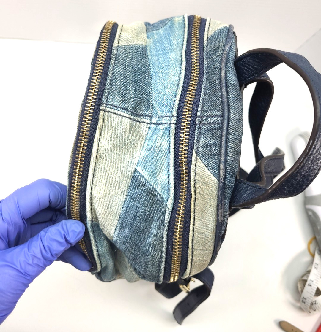 Michael Kors Rhea Small Patchwork Denim Backpack … - image 13