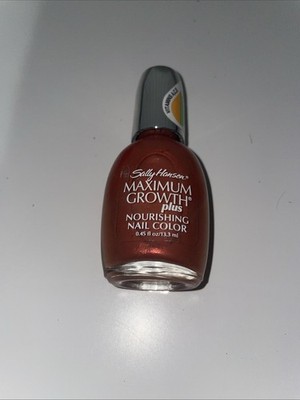 Sally Hansen Maximum Growth Plus Nourishing Nail Color 50 CARING CLAY 0.45oz