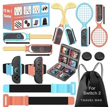 15 in 1 Switch 2 Sports Bundle Accessories Kit For Nintendo Switch 2 Joy con