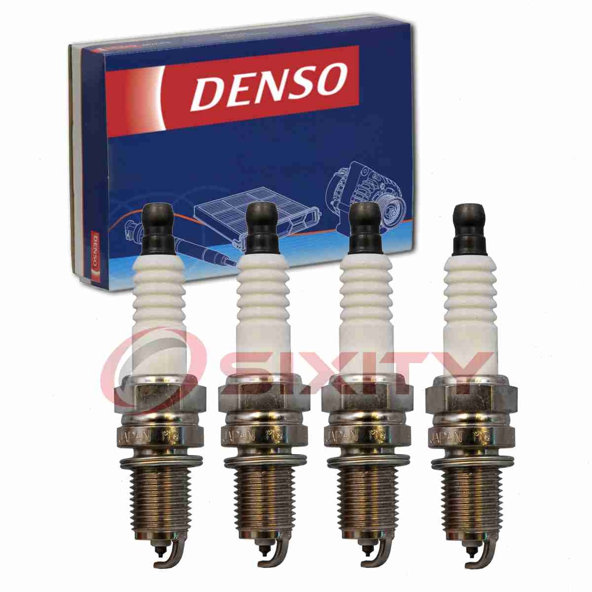 4 pc DENSO 3434 Spark Plugs for SXU22PR9 SP192435AA SP070500AA 999 170 129 hx