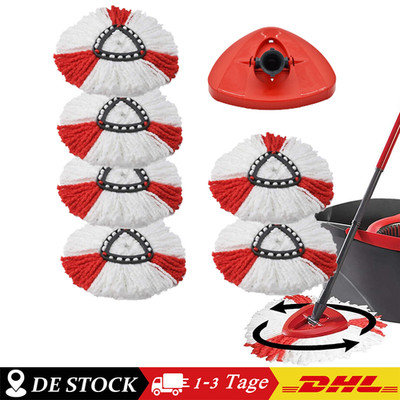 7/SET Ersatz Wischbezug für Vileda Turbo Wischmop Easy Wring Clean Moppkopf Mop