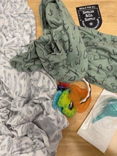 Baby Copper Pearl Lot of 2 with Baby Keys Multi-Use Cover Nursing Burp Cloths