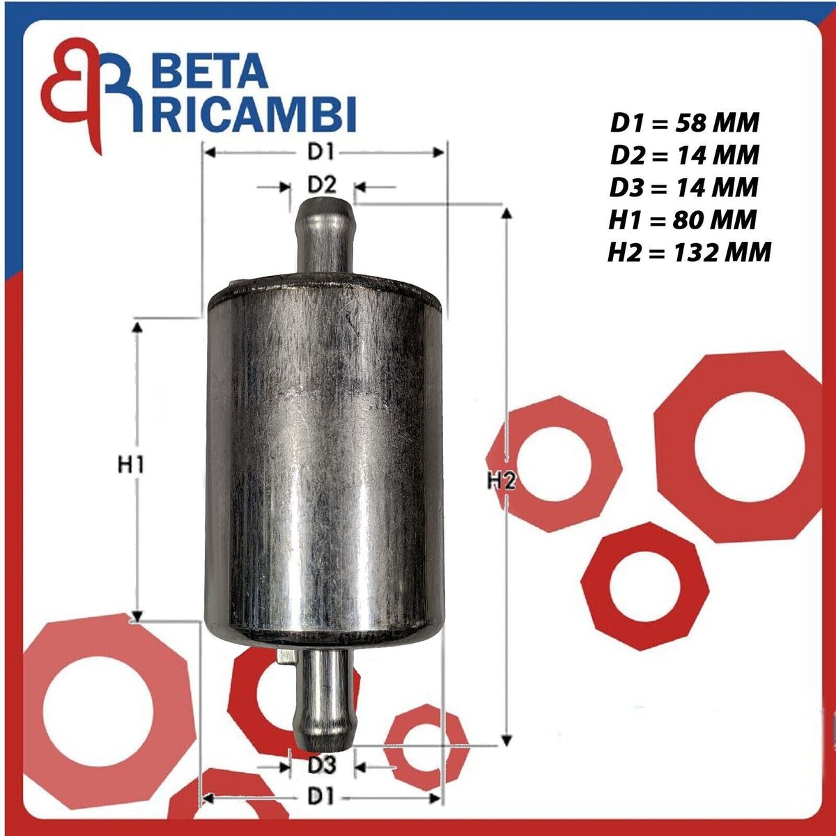 FILTRO GPL GAS ORIGINALE FIAT PANDA PANDA 1.2LPG 51 KW FIAT 51905867 - Foto 6