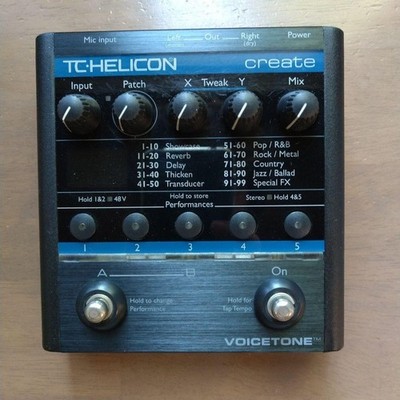 Gebrauchtes TC HELICON Voicetone Create Vocal Effektpedal