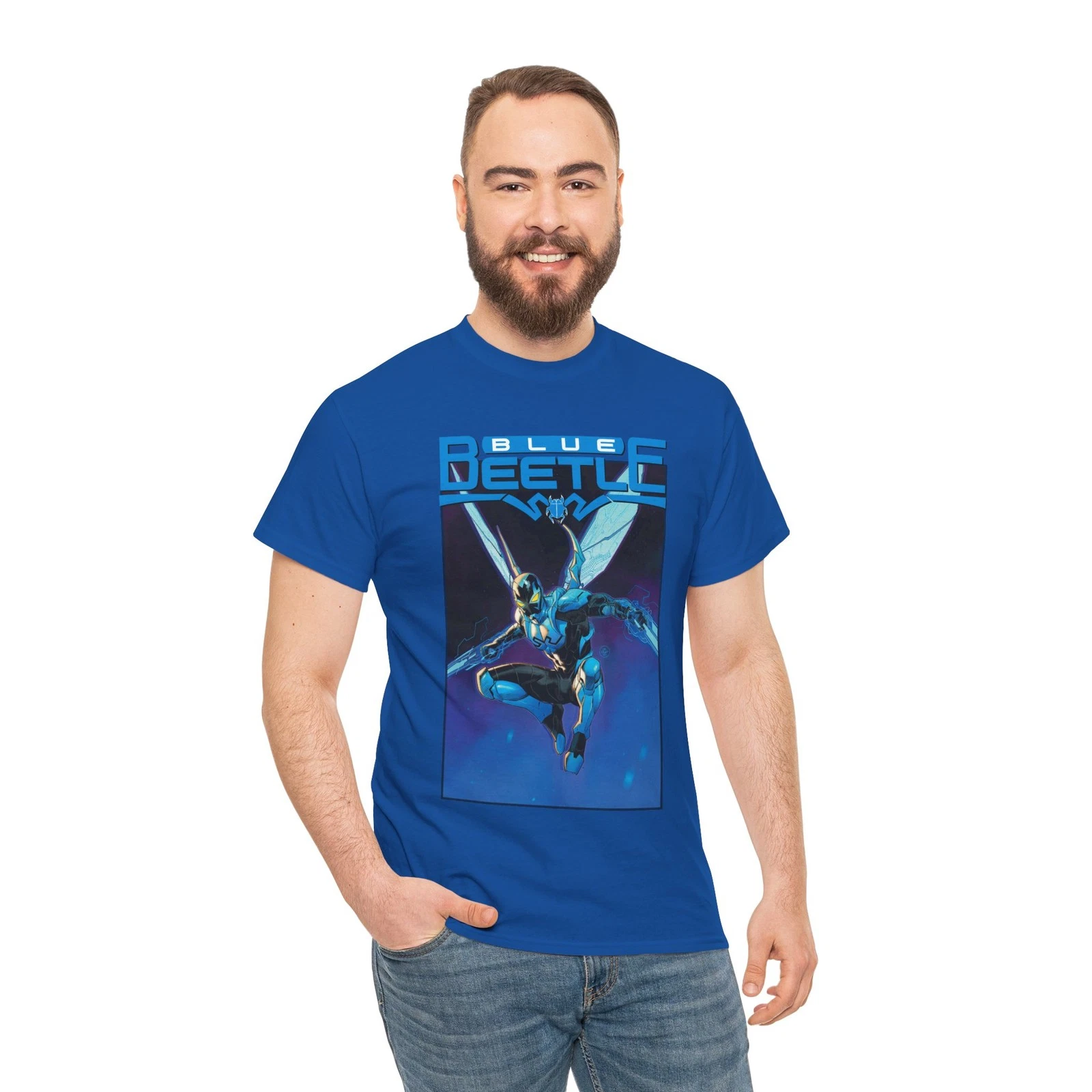 Blue Beetle T-Shirt - Dan Mora Art - Jaime Reyes - DC Comics