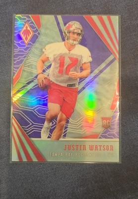 2018 Panini Phoenix - Rookies Justin Watson #167 Purple /149 (RC)