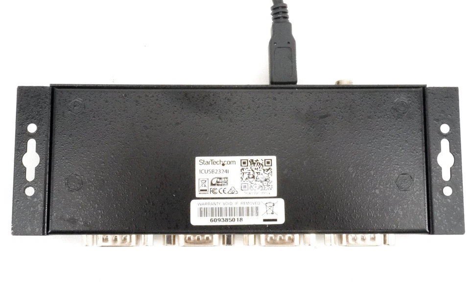 StarTech ICUSB2324I 4 Port USB to DB9 RS232 Serial Adapter Hub - Image 4 of 4