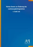Antiphon Verlag | Viertes Gesetz Zur ÄNderung Des Lastenausgleichsgesetzes