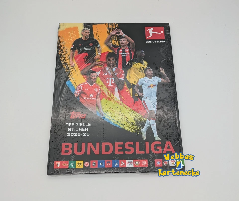 Topps Bundesliga Sticker 25/26 2025-2026 Hardcover Album sealed OVP - Bild 1 von 1