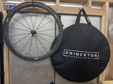 Mavic Cosmic SSC Carbone 40 Front Wheel 700c carbon Clincher Yksion Pro Tire Bag