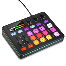 4-Kanal- Mini-Professioneller Mixer Audio-Mix...