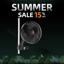 Spider Farmer 6" Grow Tent Clip Fan Oscillating Adjustable Tilt-Up APP Control