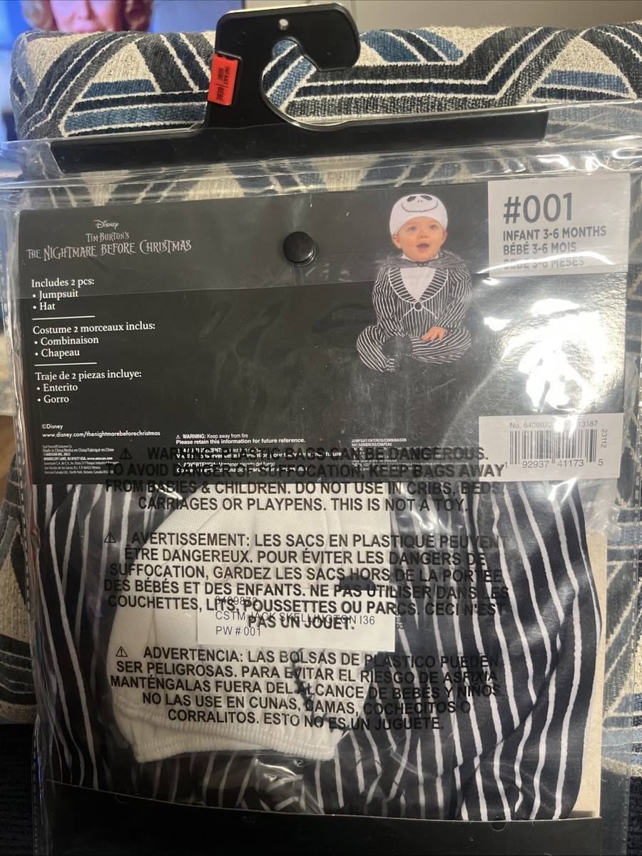 The Nightmare Before Christmas Jack Skellington Infant Costume