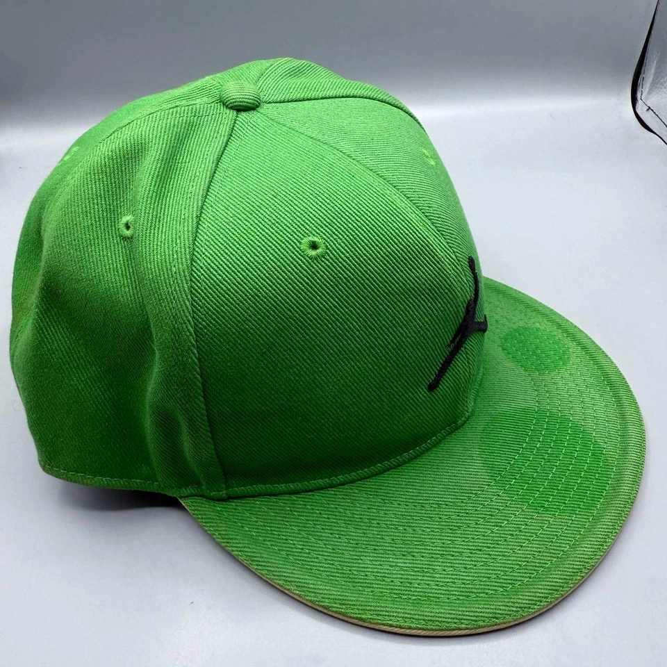 Gorra Air Jordan Hombre 8 Verde Bordado Logo Jumpman Gorra Ajustada Foto 4 de 4