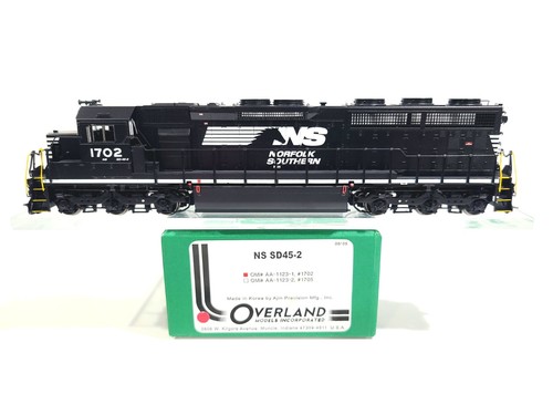 Overland OMI NS EMD SD45-2 Norfolk Southern #1702 HO modelo de latón #AA-1123-1 | Zustand: Used