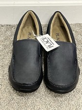 NWT Childrens Place Boys Dark Navy Loafers Shoes Dressy Casual Moccasins Sz 2