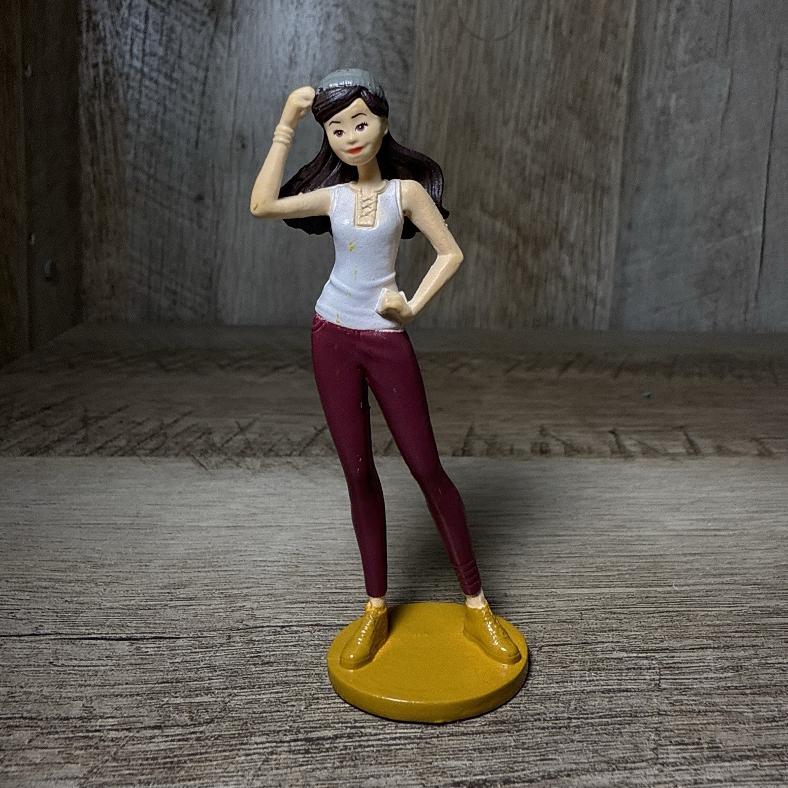 Barbie Mini Renee Figure 2022  Cake Topper Replacement 3” Asian Beanie