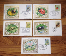 British Insects 1985  Benham Special Handmark First Day Covers . Free UK Postage