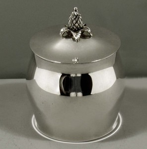 Cartier Sterling Silver Tea Caddy    1929 PAUL REVERE RE-CREATION