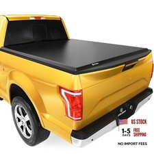 Soft Quad-Fold Tonneau Cover Fit for Ford F 5.5ft Bed Soft Quad-fold 2015-2026