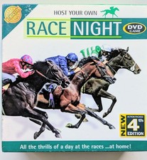 Host Your Own Race Night 4th Edition DVD Game Complete Horse Racing Party Game