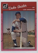 2023 Panini Donruss Retro 1990 Variation Holo Pink Duke Snider #282 HOF 4z8