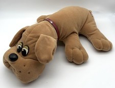 Vintage Tonka Pound Puppies Tan Brown Puppy Dog w/ Collar 17  Plush Toy 1985