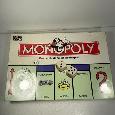 Parker Brother GERMAN Das beruhmte Gesellschaftsspiel Monopoly Board Game