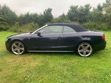 Audi A5 Cabriolet Deep Ocean Blue Petrol 2.0  S line TFSI SPARES or REPAIRS