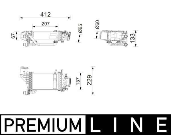 Mahle CI 753 000P LadeluftküHler FüR MERCEDES-BENZ-image