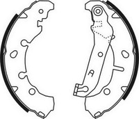 Bremsbackensatz Hinterachse FüR Ford Mazda Fiesta V IV Fusion Puma Courier