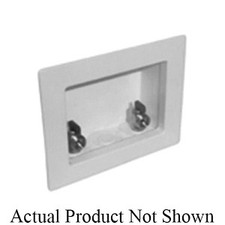 Specialty Products OB-201 Washing Machine Outlet Box 6.5" H Plastic White