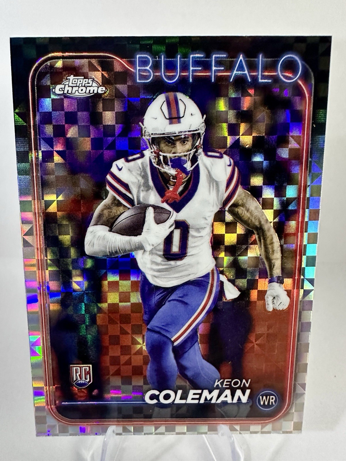 2024 Topps Chrome - Rookies Keon Coleman #209 X-Fractor (RC)