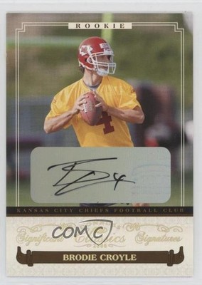 2006 Donruss Classics 42/100 Brodie Croyle #101 Rookie Auto RC 1j2
