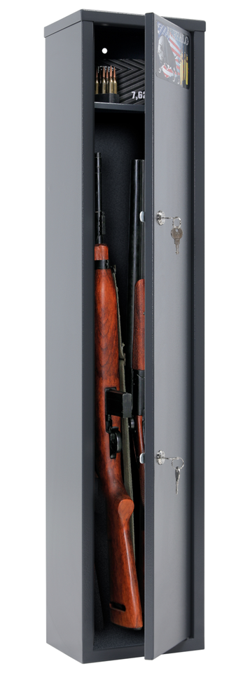 Buffalo 1015 Gun Rifle Shotgun Metal Small Security Cabinet Safe ...
