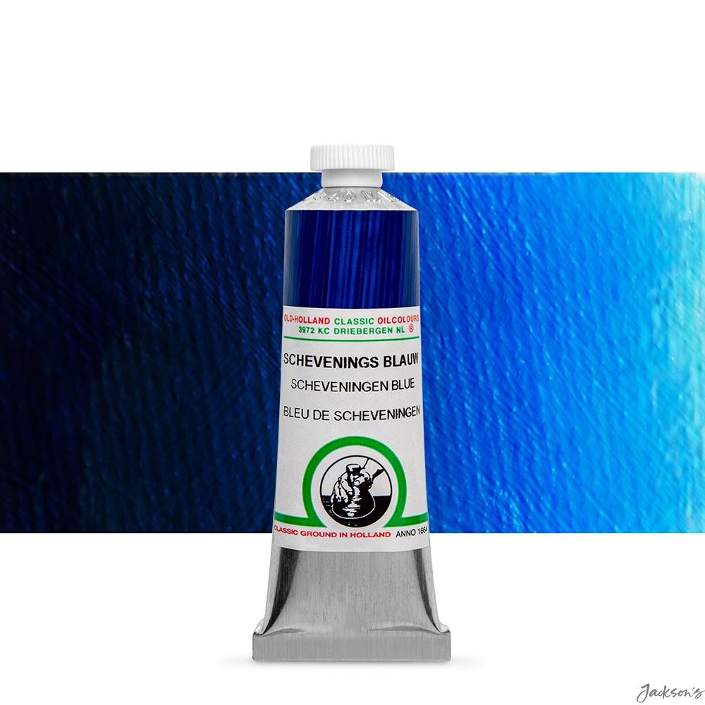 Old Holland Classic Oil Paint Phthalocyanine 40ml Scheveningen Blue Colour
