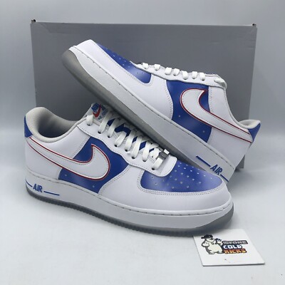 Nike Air Force Low New Jersey Nets Hardwood Classics Size 10 - Main Image