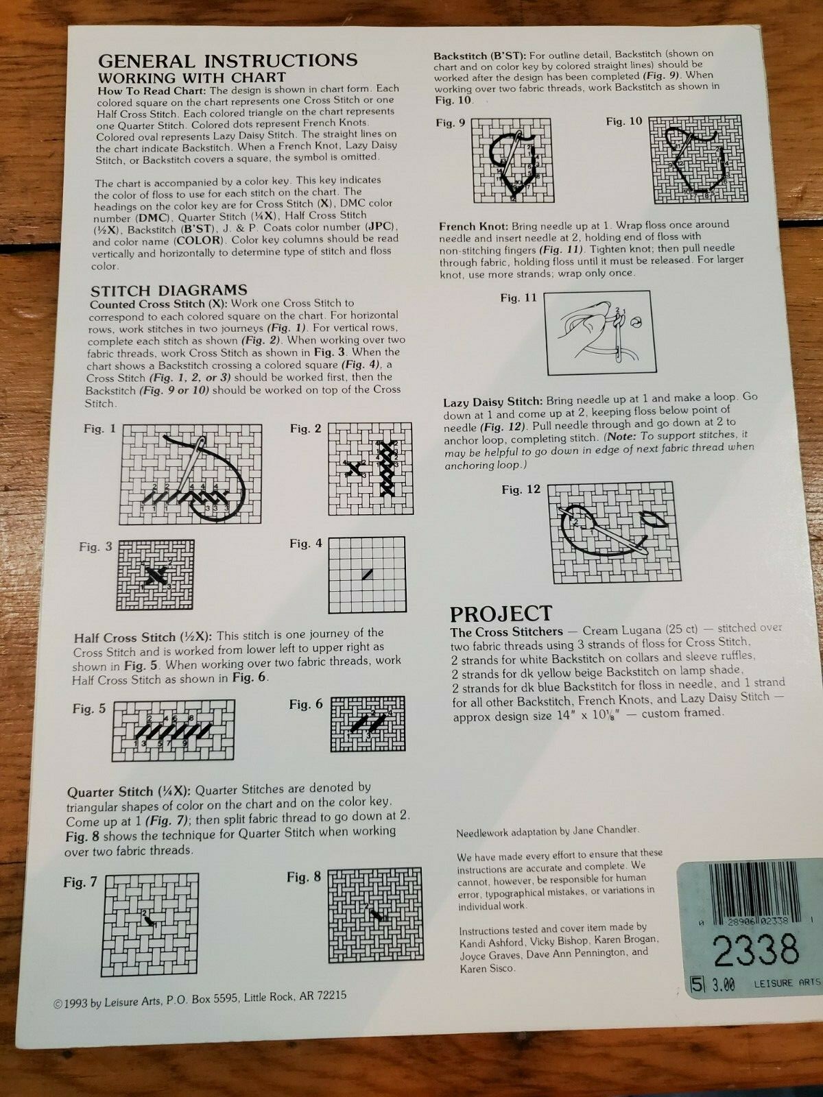 THE CROSS STITCHERS SEWING TEDDY BEAR SAMPLER CROSS STITCH PATTERN FREE SHIPPING