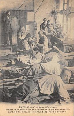 Thiers - Thiers, Usines Vaucanson Navarron ainé (Manufacture Manches de