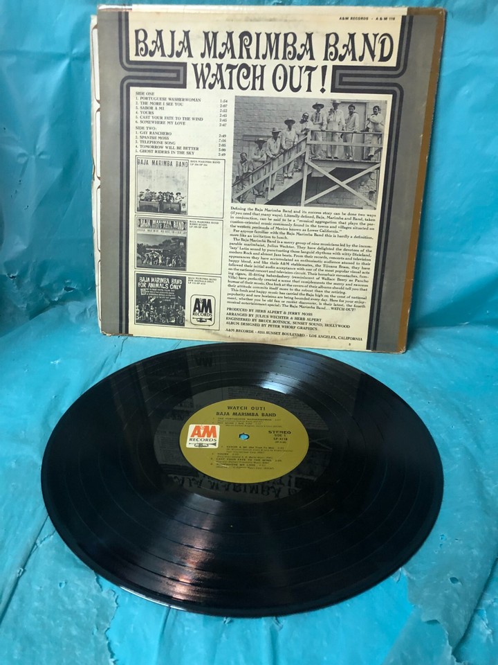 BAJA MARIMBA BAND WATCH OUT! VINYL RECORD LP eBay