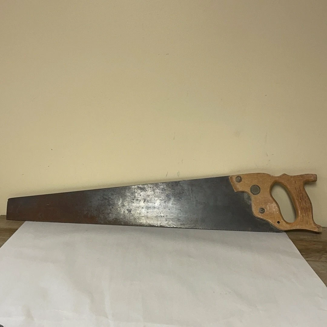 Wooden handle hand saw deals