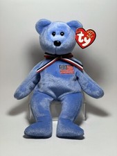 TY Beanie Baby AMERICA 9th Gen HT/11th Gen TT 2001 9/11 Red Cross Relief Bear